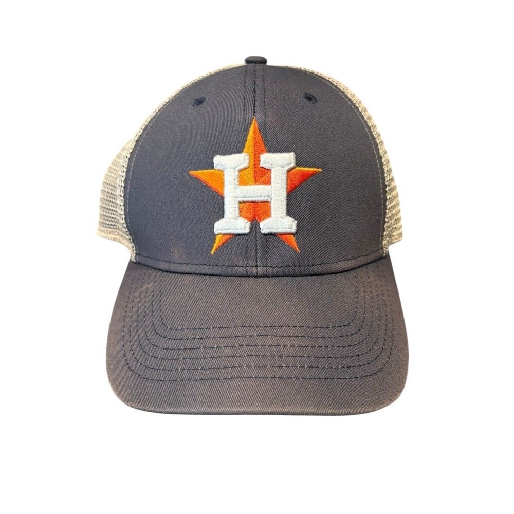'47 Houston Astros Trucker Snapback Navy Bleached Adjustable MLB
